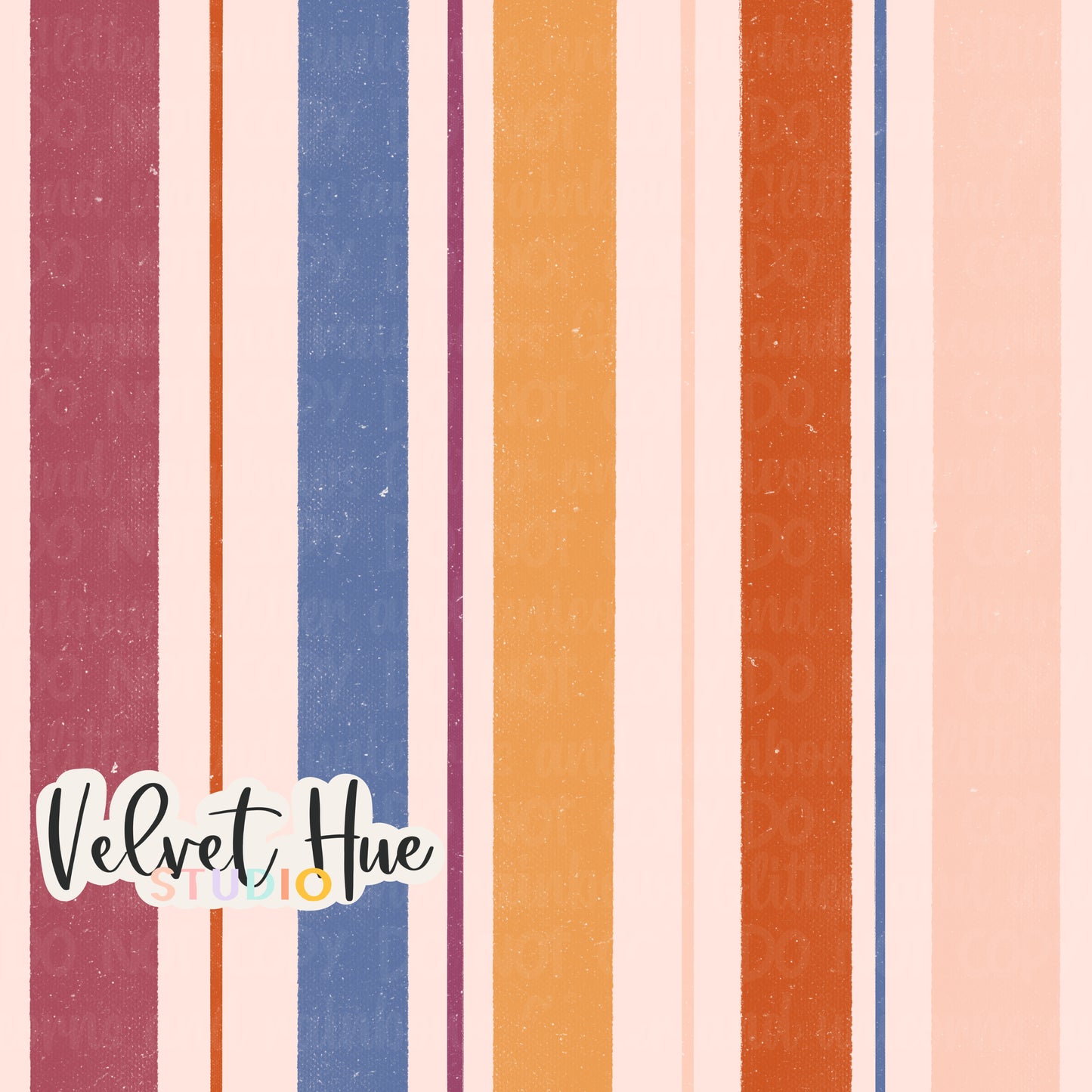 Fall Florals & Stripes Light