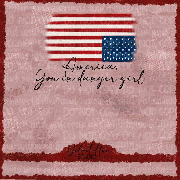 Not Your Mamas 4th of a July Collab You in Danger America
