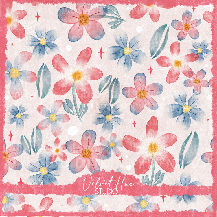 Not Your Mamas 4th of a July Collab Watercolor Florals