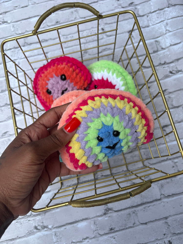 Crochet Rainbow Plushies B2School Collab