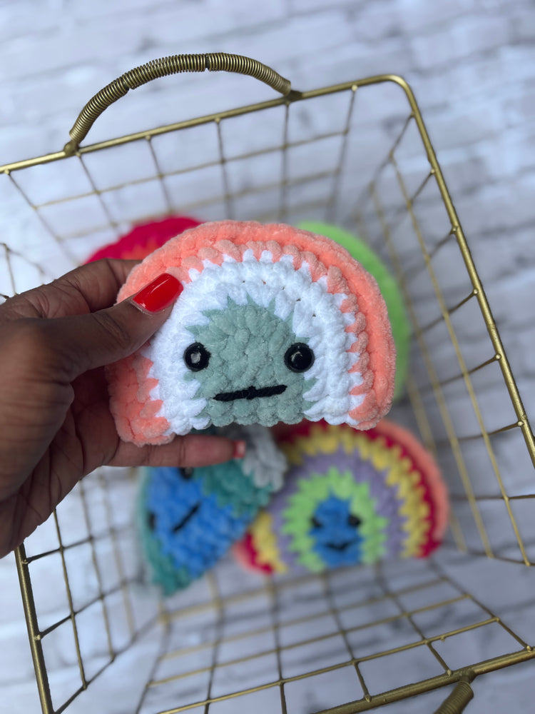 Crochet Rainbow Plushies B2School Collab