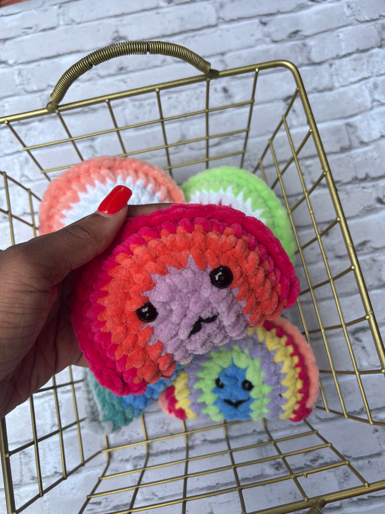 Crochet Rainbow Plushies B2School Collab