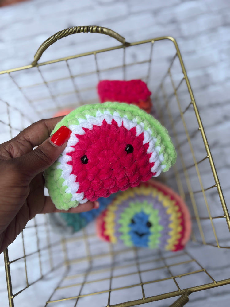 Crochet Rainbow Plushies B2School Collab