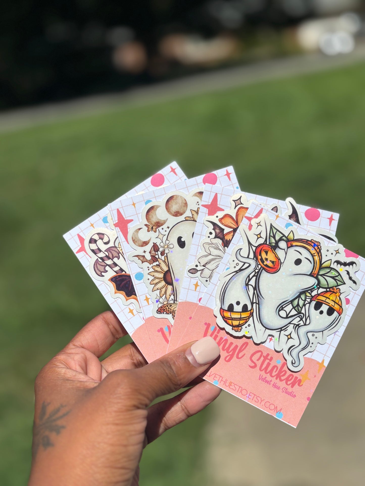 Halloween Themed Sticker Grab Bag