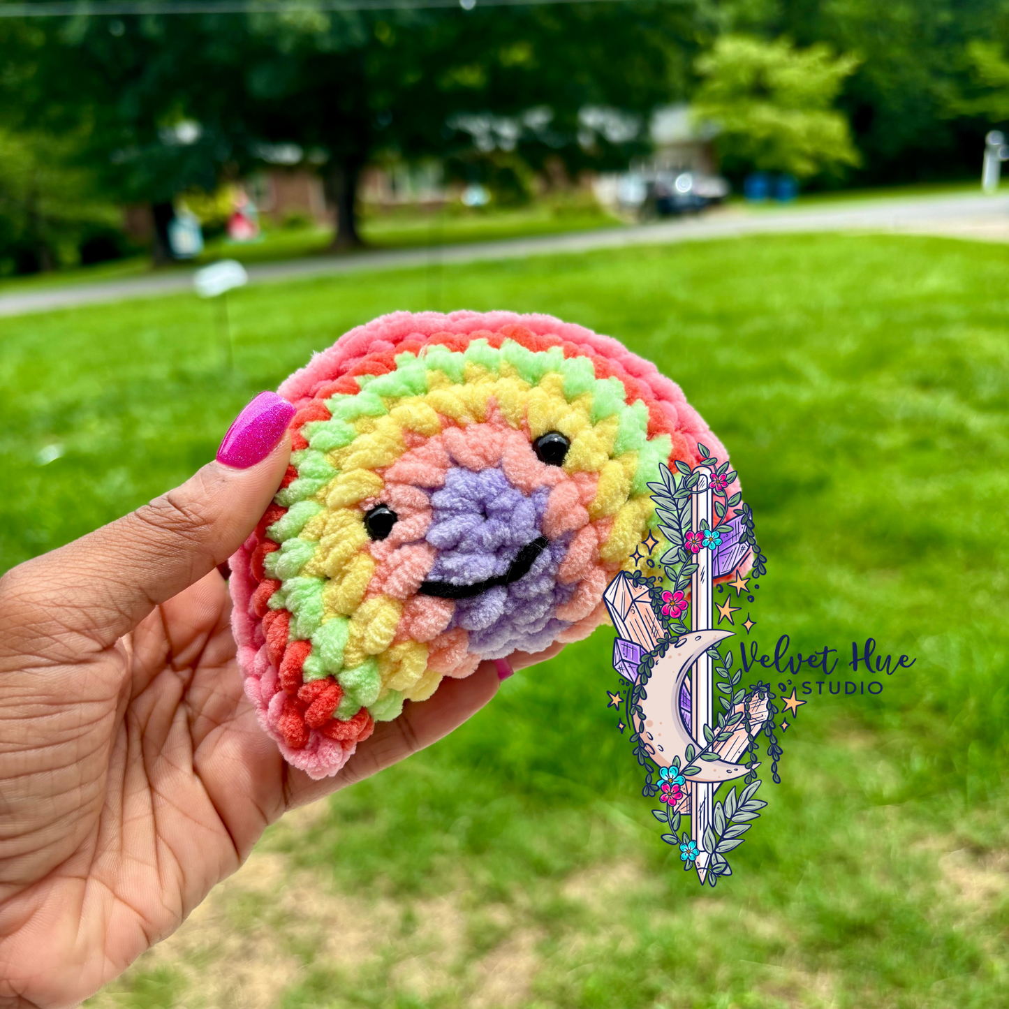Crochet Rainbow Plushies