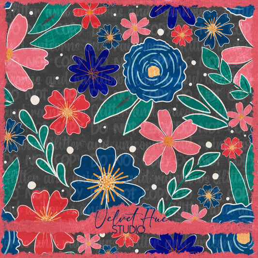 Not Your Mamas 4th of a July Collab Watercolor Florals