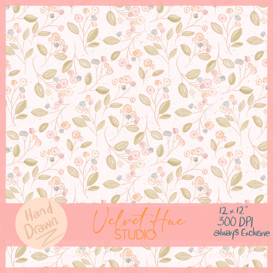 Vday Dainty Watercolor Floral