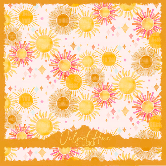 Bursts of Sun Seamless