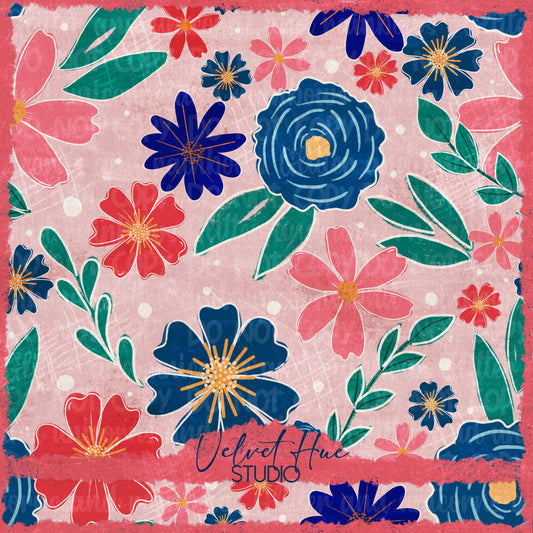 Not Your Mamas 4th of a July Collab Watercolor Florals