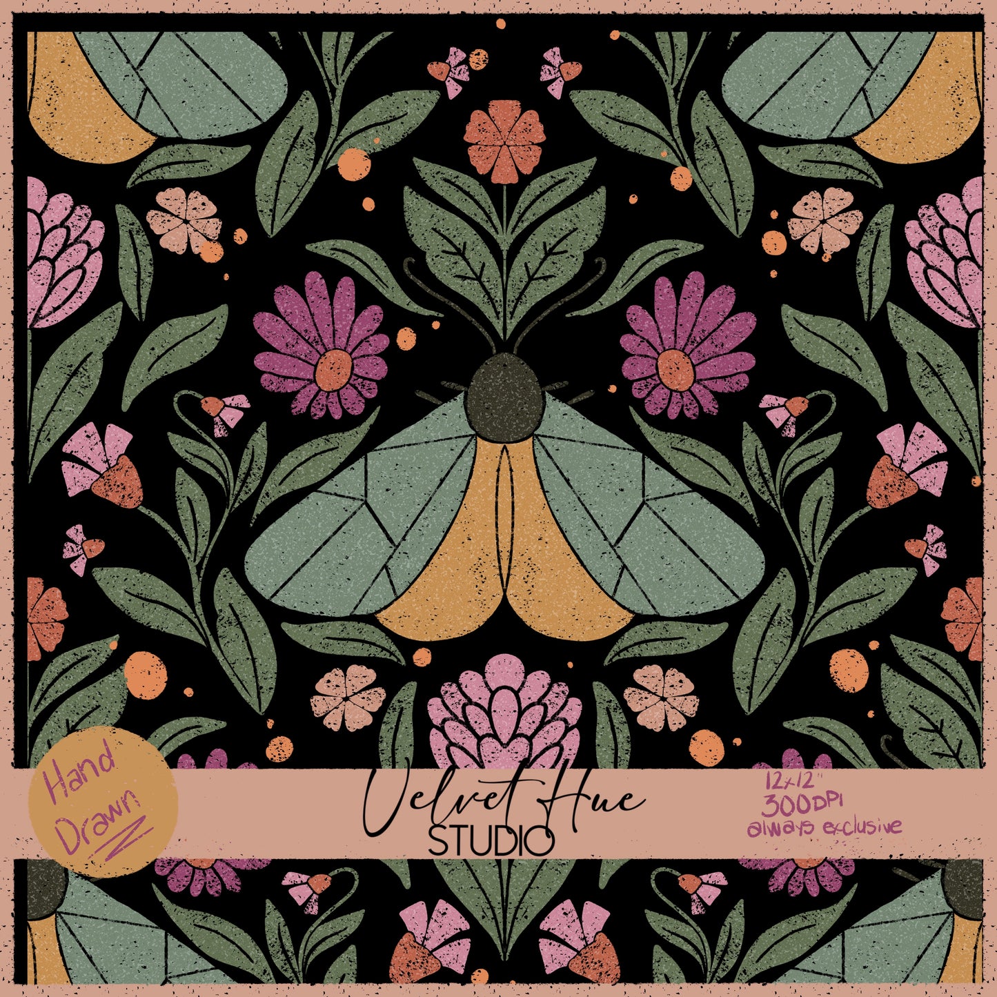 Mosaic Moths & Coordinate