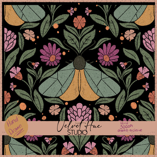 Mosaic Moths & Coordinate