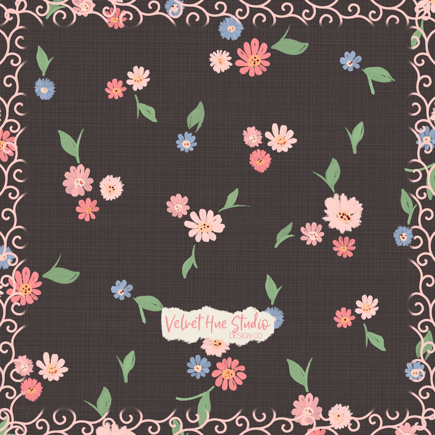 Strawberry Pond Simple Floral
