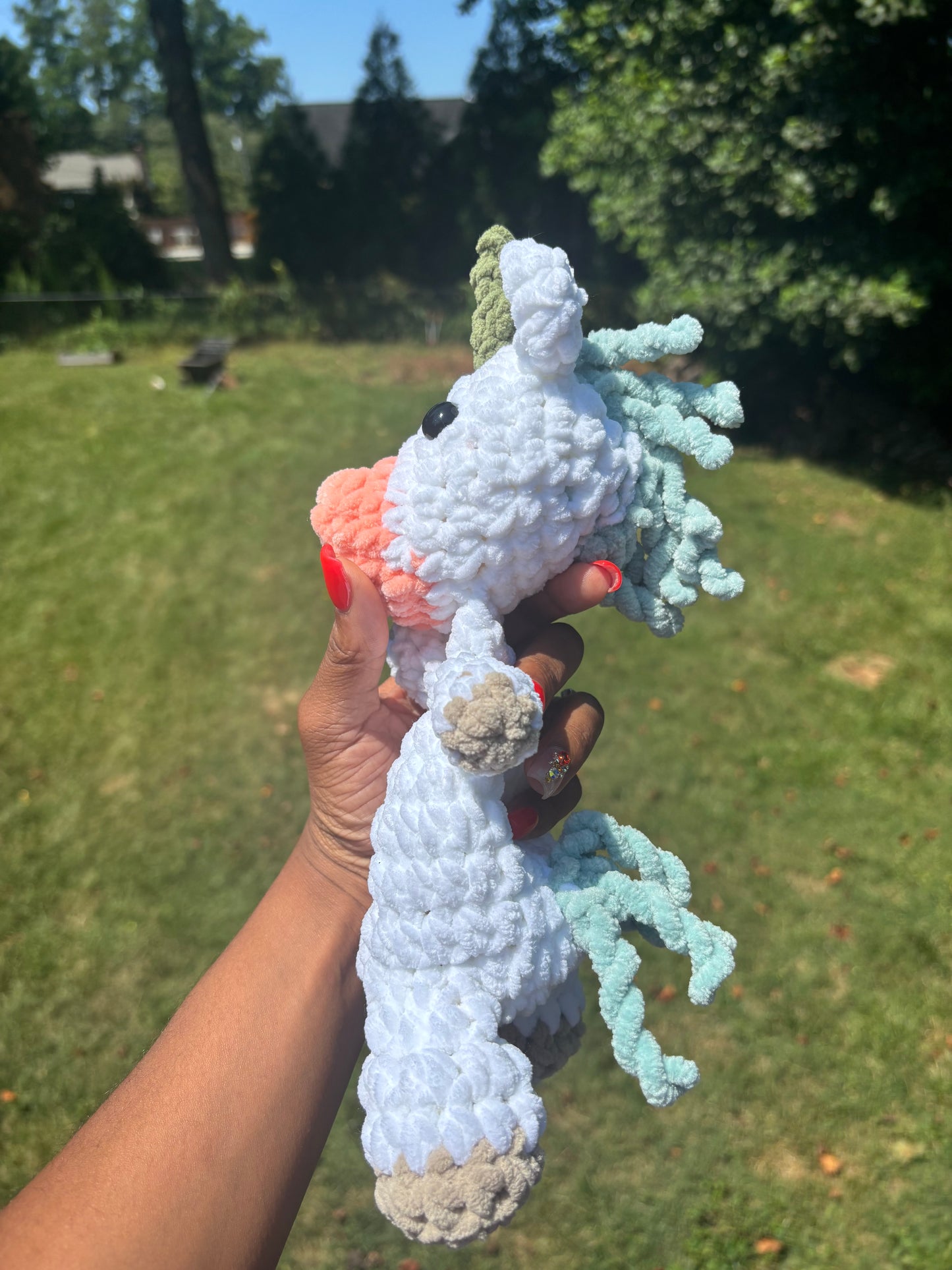 Crochet Squishy Capri Unicorn