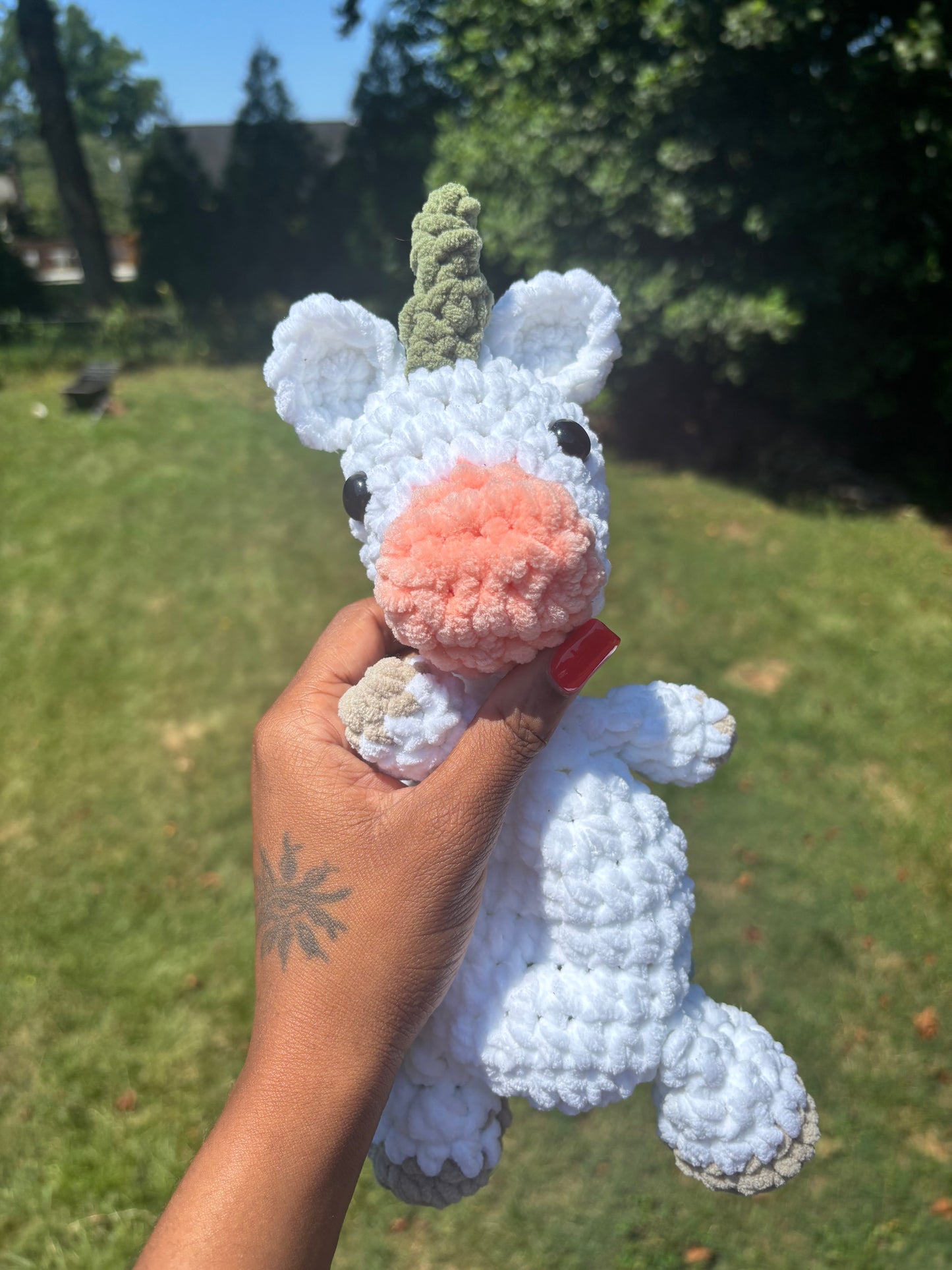 Crochet Squishy Capri Unicorn