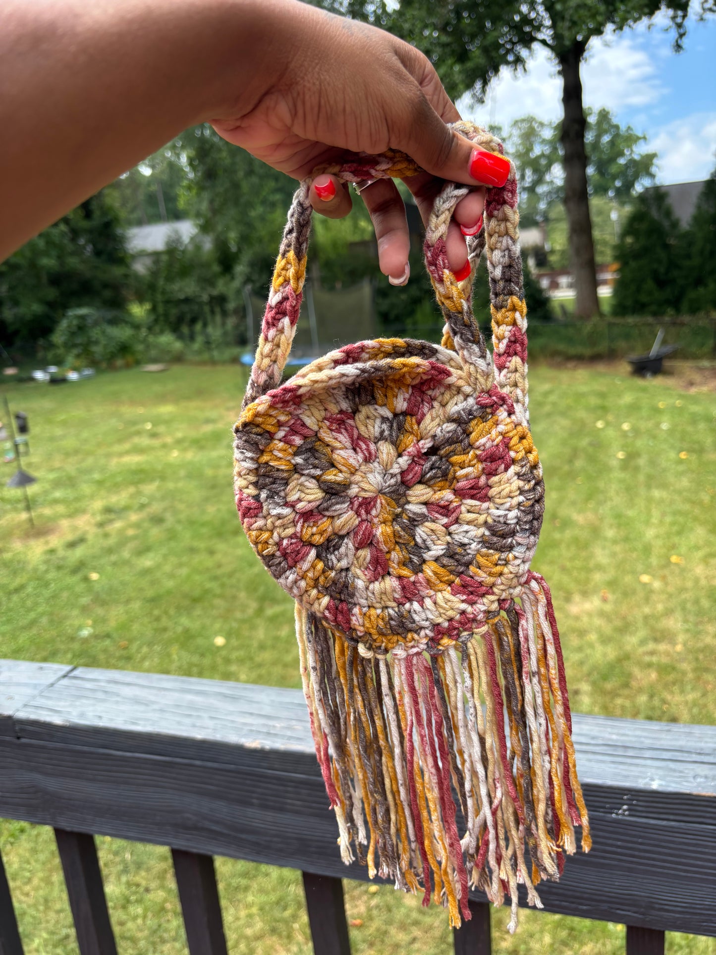 Crochet Flower Purse *all colors* Back to School Collab