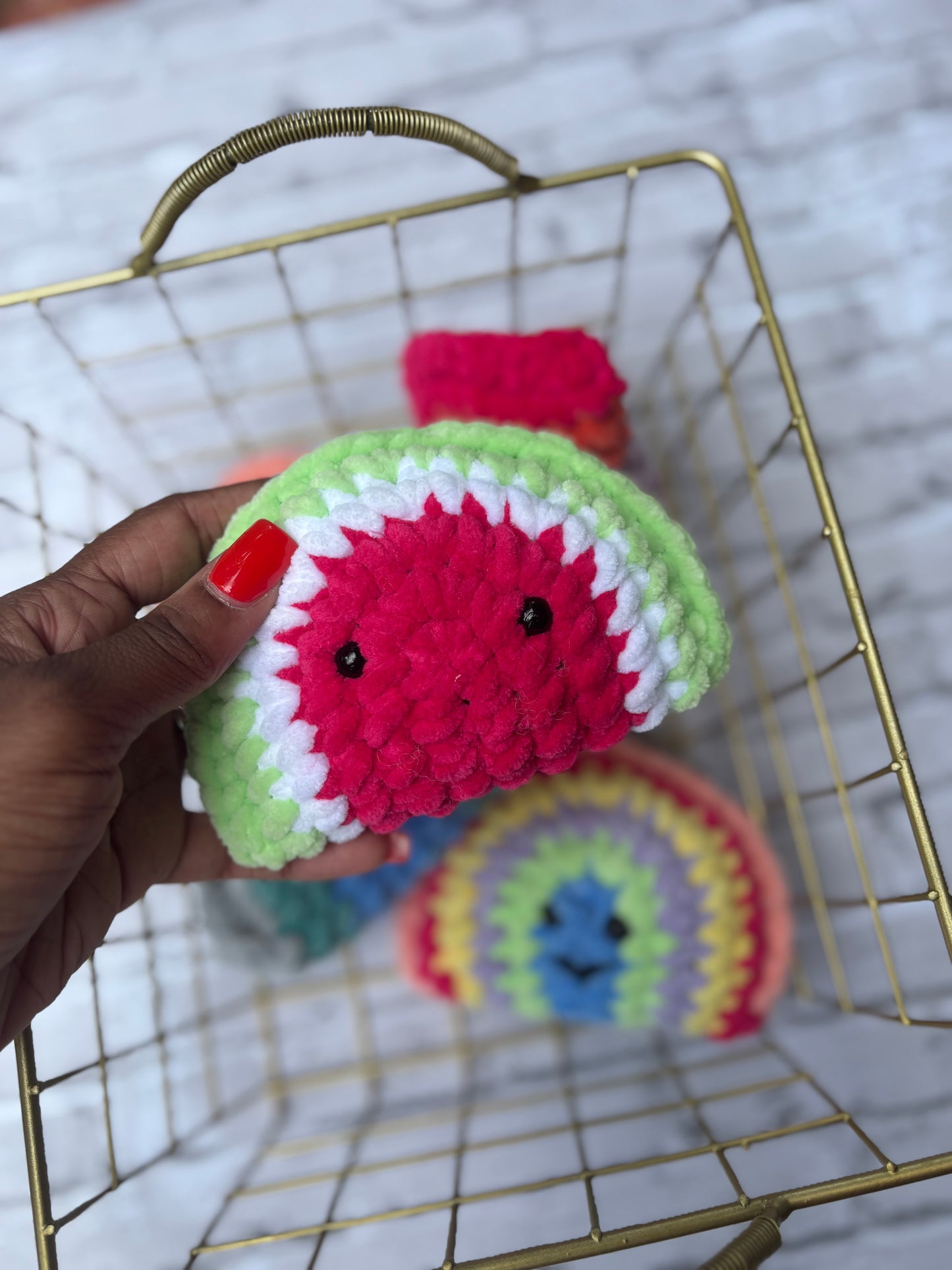 Crochet Rainbow Plushies B2School Collab