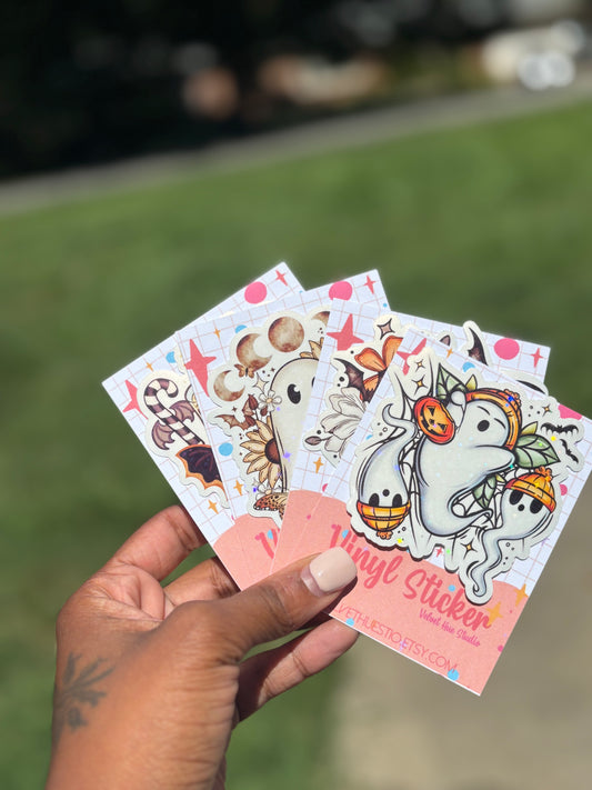 Halloween Themed Sticker Grab Bag
