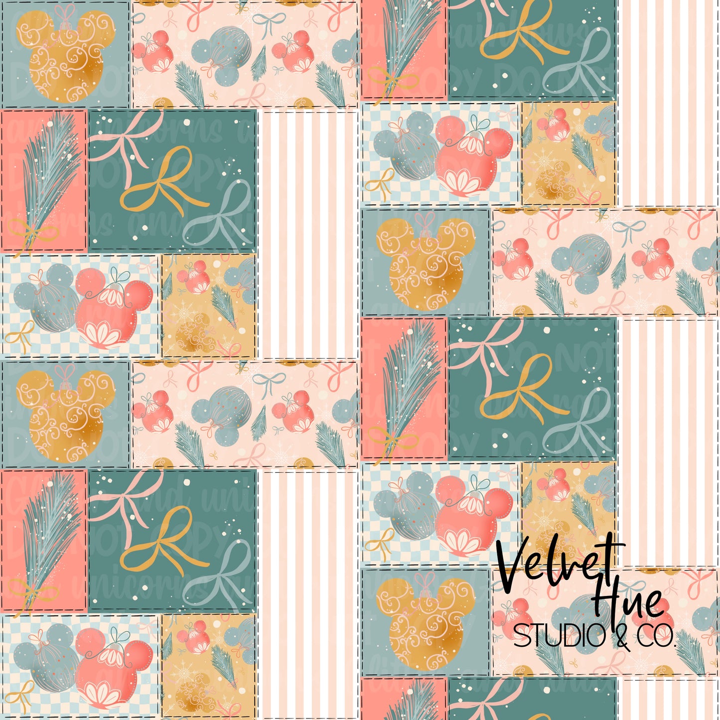 Mini *Mouse* Christmas Collection Patchwork