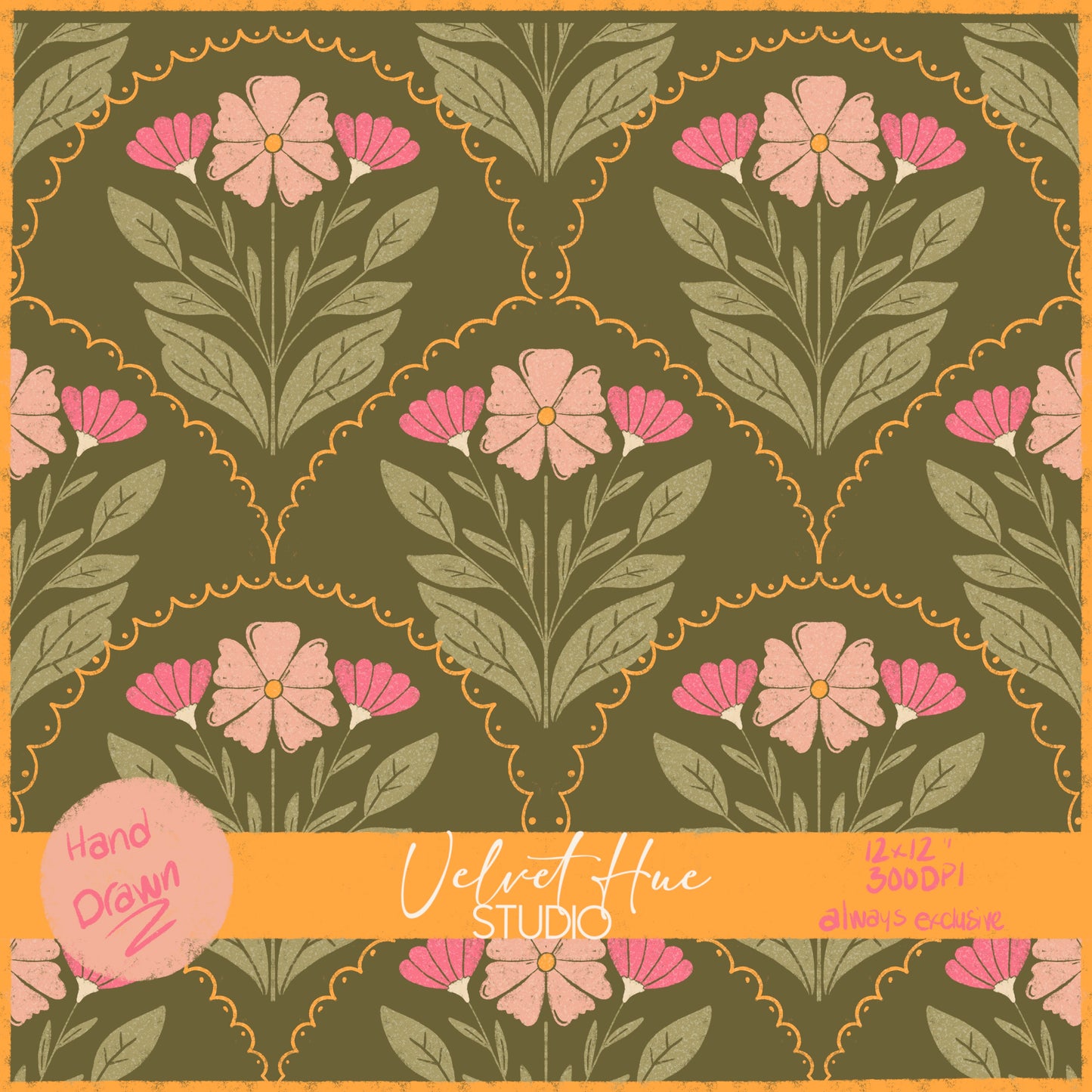 Bumble Bee Garden Mosaic Floral