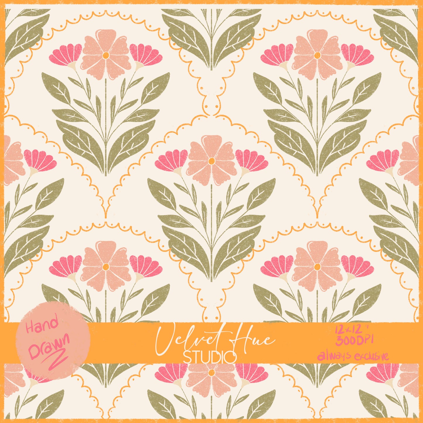 Bumble Bee Garden Mosaic Floral