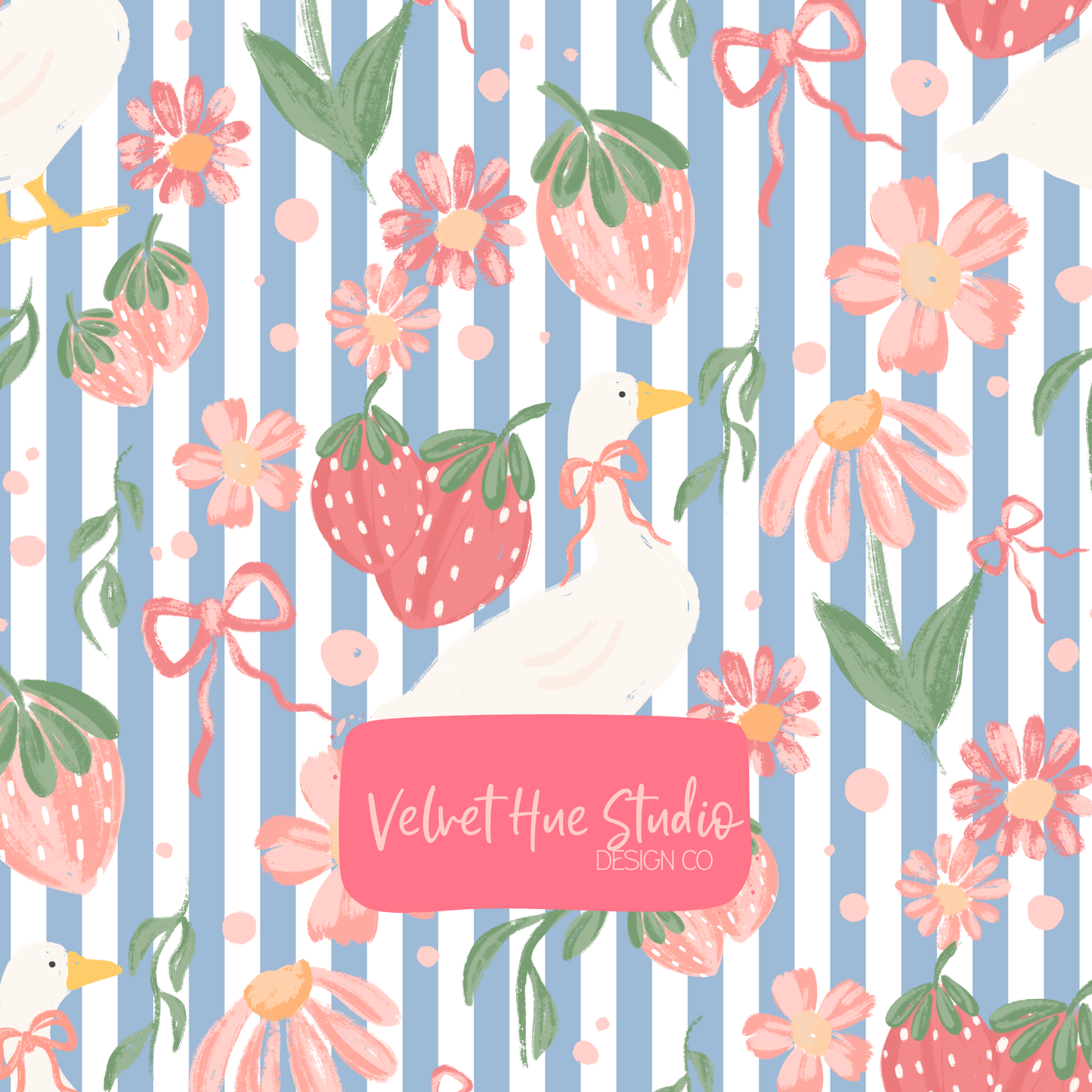 Strawberry Pond geese (all colorways)