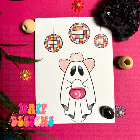 Ghost Disco Notecard